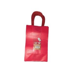Small gift bags - red (8pc) 5×8×3.25in. #1108
